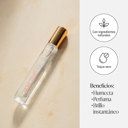 Aceite corporal toque seco aroma frutos rojos travel size.