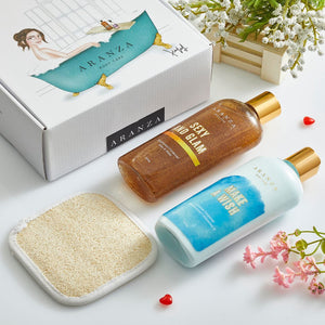 Box exfoliante corporal + crema hidratante y nutritiva