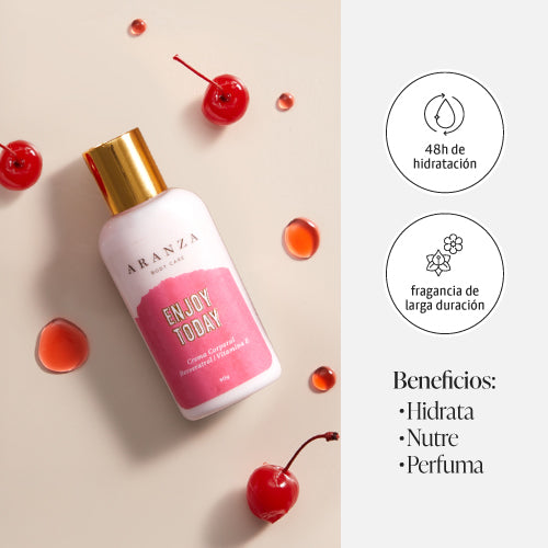 Crema corporal hidratante aroma frutos rojos 60 ml