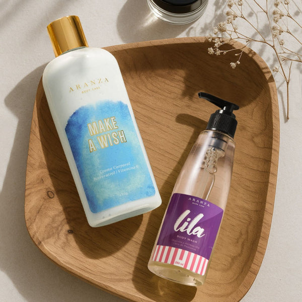 Crema hidratante aroma floral 230ml. + gel de baño 230 ml