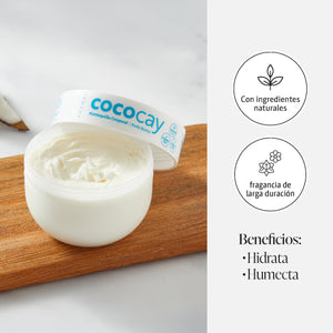 Mantequilla corporal aroma a coco avainillado 200 gr.