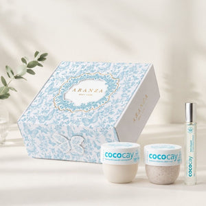 Ritual aceite travel size + mantequilla corporal 50 gr + exfoliante 50 gr aroma coco vainilla