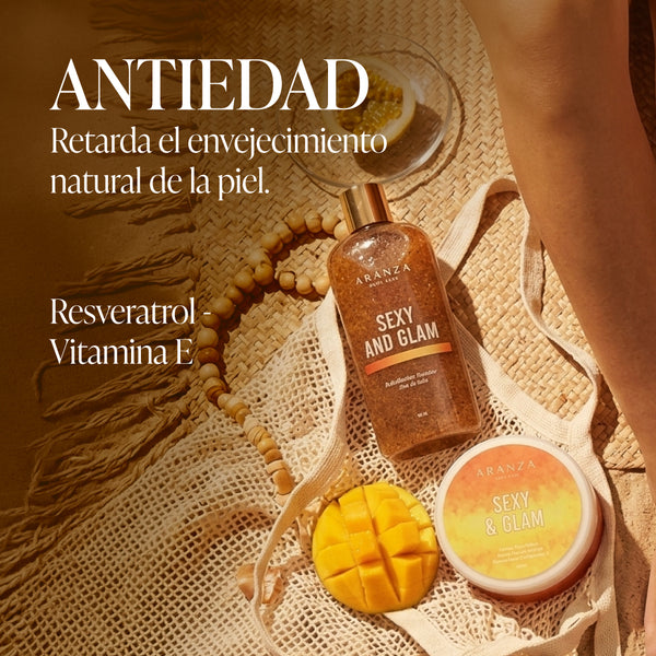 Ritual exfoliante 230 ml + mantequilla 160 gr. aroma frutal cítrico