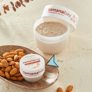 Exfoliante corporal en crema aroma a almendras 50 gr.