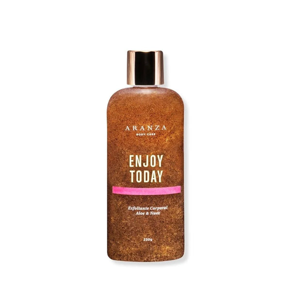 Exfoliante corporal aloe y nuez body care enjoy today aroma a frutos rojos aranza