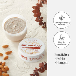 Exfoliante corporal body scrub Samanabay beneficios aranza