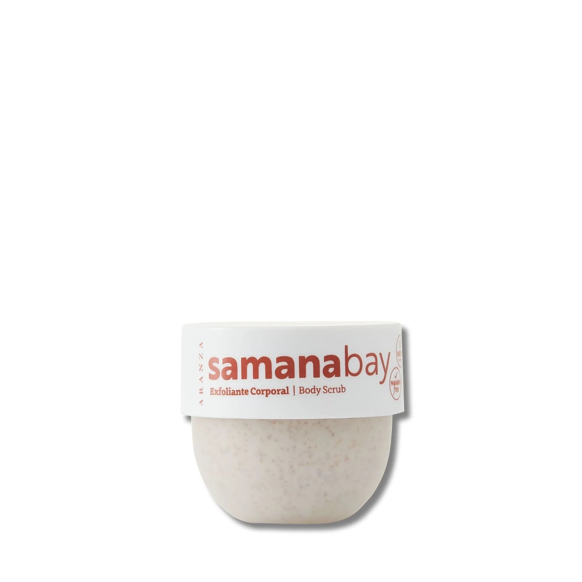 Exfoliante corporal body scrub Samanabay frontal aranza