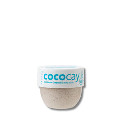 Exfoliante corporal travel size cococay aroma a coco avainillado frontal aranza