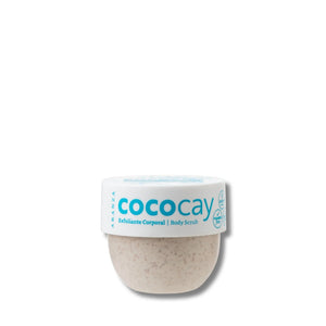 Exfoliante corporal travel size cococay aroma a coco avainillado frontal aranza