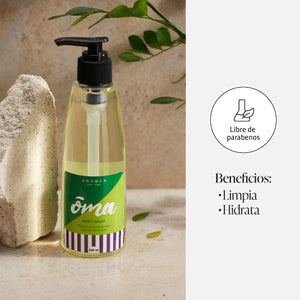 Jabon liquido hidratante shower gel oma aroma verbena fronta aranza