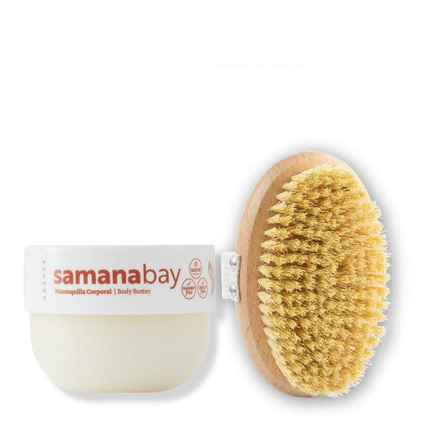 Box mantequilla corporal hidratante 200 gr + Cepillo exfoliante