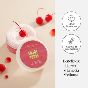 Mantequilla corporal Body Butter Enjoy Today frutos rojos aranza Beneficios