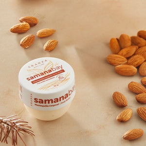 Mantequilla corporal body butter samana aroma a almendras aranza almendras