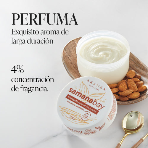 Mantequilla corporal body butter samanabay perfuma aranza