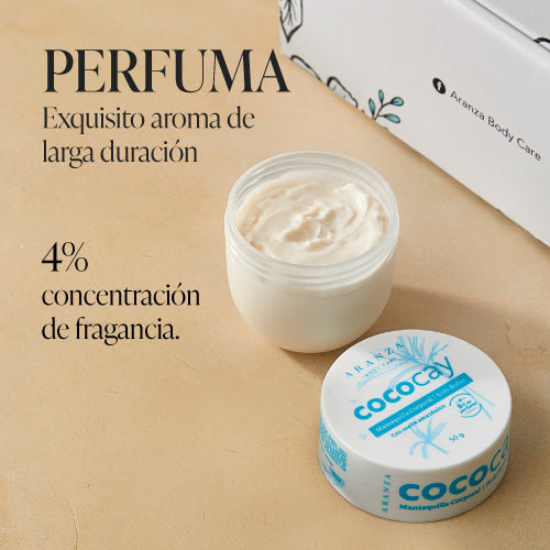 Mantequilla corportal body butter mini cococay perfuma aranza