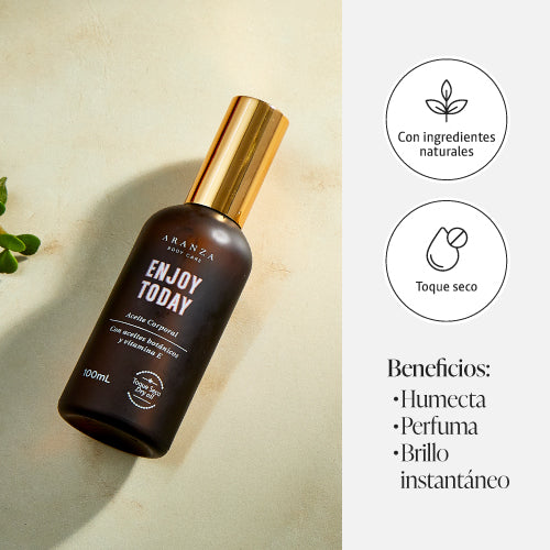 Aceite corporal toque seco aroma frutos rojos 100 ml.