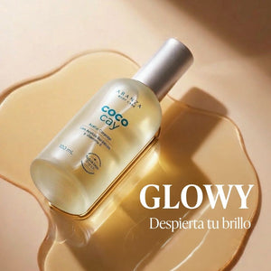Óleo corporal toque seco aroma coco avainillado 100 ml.