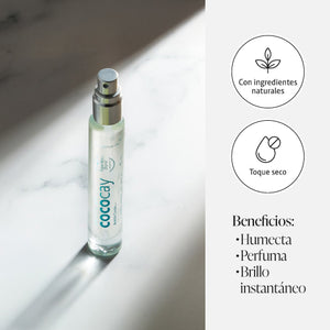 Oleo_corporal_cococay_toque_seco_aroma_coco_avainillado_travel_size beneficios aranza