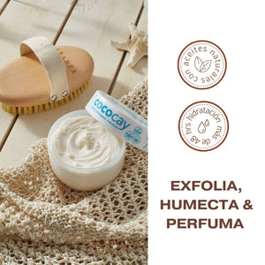 Box Crema corporal hidratante CocoCay + Cepillo exfoliante