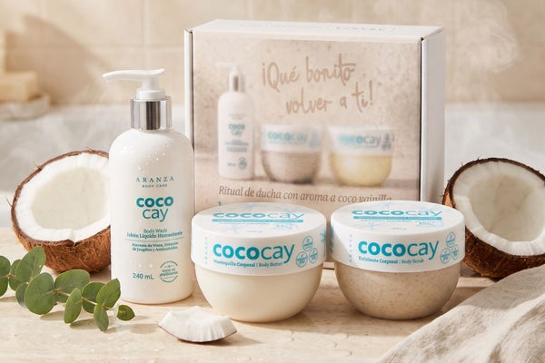 Ritual  jabón humectante 240 ml + exfoliante 200gr + mantequilla 200 gr aroma coco vainilla.