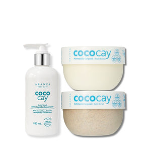 Ritual  jabón humectante 240 ml + exfoliante 200gr + mantequilla 200 gr aroma coco vainilla +luffa de obsequio