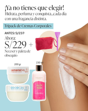 Tripack cremas corporales full size