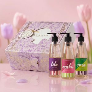 Tripack jabones líquidos hidratantes 230 ml. + luffa de obsequio