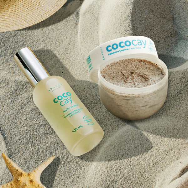 Ritual  exfoliante corporal 200 gr + Óleo corporal 100 ml aroma coco vainilla