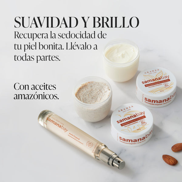 Ritual aceite corporal 9 ml+ exfoliante 50 gr + mantequilla 50 gr aroma almendras