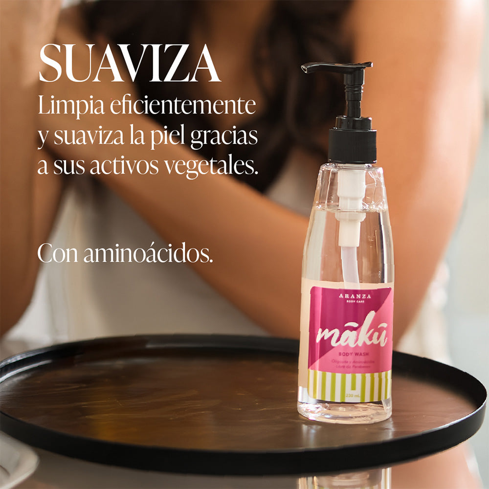 Jabon liquido hidratante showe gel aroma floral frontal aranza
