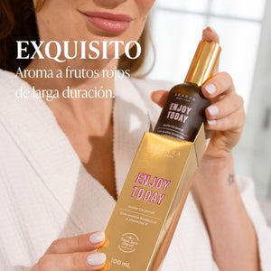 Aceite corporal toque seco aroma frutos rojos 100 ml.