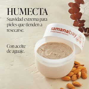 Exfoliante corporal aroma almendras 200 gr.