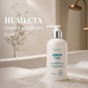 Jabón líquido humectante aroma coco vainilla. 240 ml.