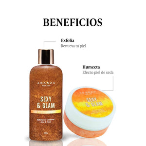 Ritual exfoliante 230 ml + mantequilla 160 gr. aroma frutal cítrico