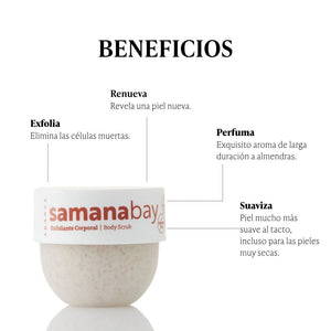 Exfoliante corporal aroma almendras 50 gr.