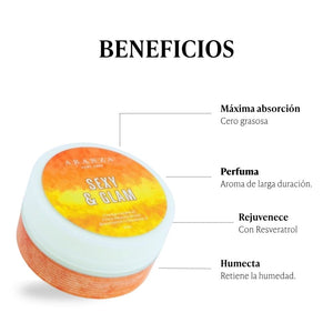 Mantequilla corporal antiedad aroma frutal cítrico 160 gr.