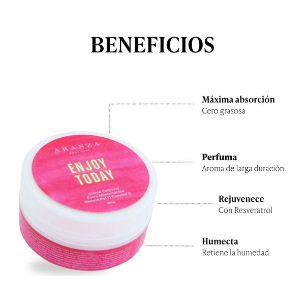 Mantequilla corporal humectante aroma frutos rojos 160 gr.
