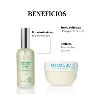 Ritual mantequilla corporal  200 gr + aceite corporal 100 ml aroma coco vainilla