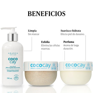 Ritual  jabón humectante 240 ml + exfoliante 200gr + mantequilla 200 gr aroma coco vainilla.