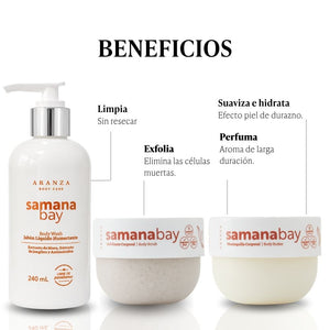 Ritual jabón humectante 240 ml + exfoliante 200 gr + mantequilla 200 gr aroma almendras.