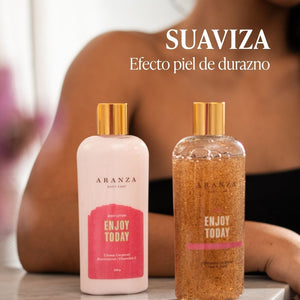 Ritual exfoliante corporal 230 ml + crema hidratante 230 ml aroma frutos rojos