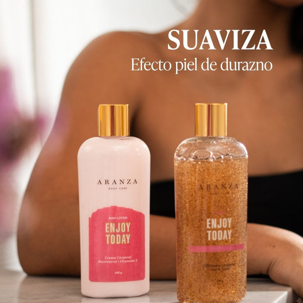 Ritual exfoliante corporal 230 ml + crema hidratante 230 ml aroma frutos rojos
