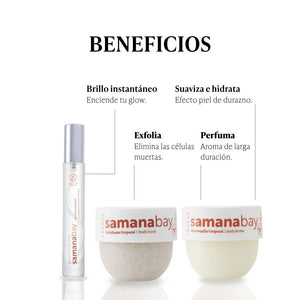 Ritual aceite corporal 9 ml+ exfoliante 50 gr + mantequilla 50 gr aroma almendras