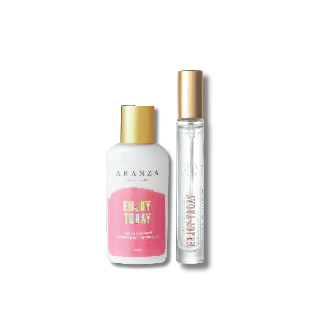 Mascarilla corporal: óleo + crema hidratante travel size aroma frutos rojos