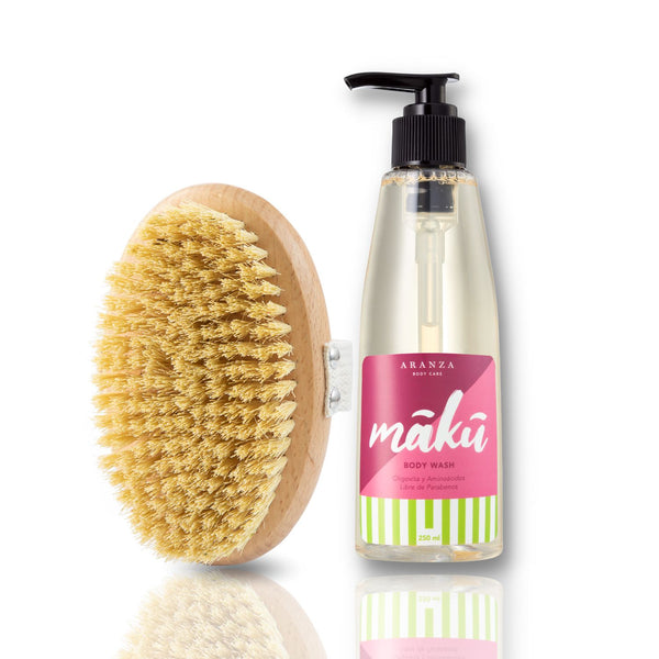 Box Cepillo exfoliante y gel de baño 230 ml