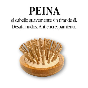 Peine de bambú