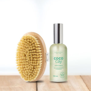Box  Cepillo exfoliante + óleo corporal Cococay