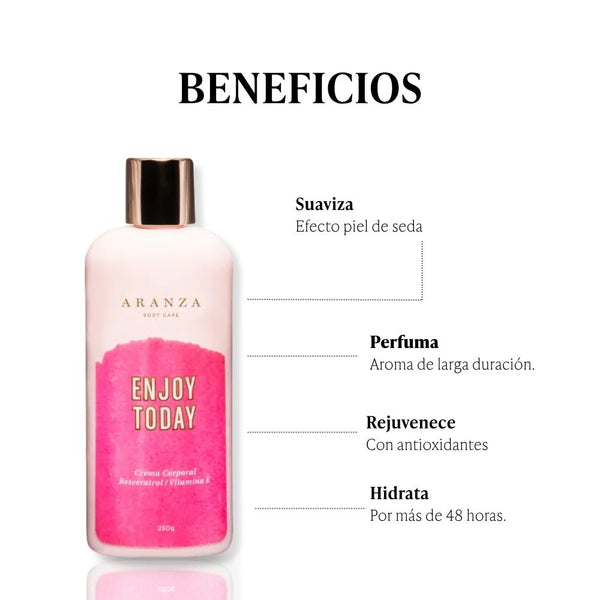 Crema corporal hidratante aroma  frutos rojos 230 ml.