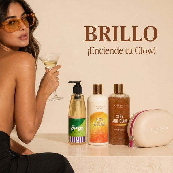 Set crema corporal hidratante  + exfoliante + gel de baño aroma frutal cítrico
