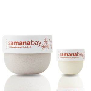 Exfoliante corporal 200gr + body butter 50gr aroma a almendras